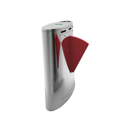 Bosiny F800 Stainless Steel Wing Gate Anti Tailgating Barrier 5 Pairs Infrared Sensor Access Control Flap Turnstile