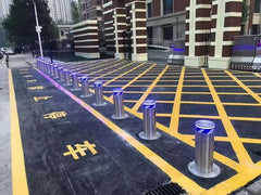 Fully Automatic Lifting Road Pile Electric Telescopic Roadblock Lifting Column Hydraulic Parking Bollard for Schools and Parks