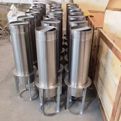Customized Road Security Bollard 304 Stainless Steel 600mm Anti Collision Removable Anti-ramming Barrier Bollard Warning Post