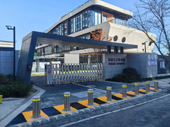 Fully Automatic Lifting Road Pile Electric Telescopic Roadblock Lifting Column Hydraulic Parking Bollard for Schools and Parks