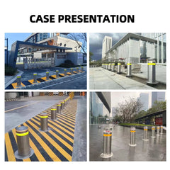 Hydraulic Rising Driveway Bollard Automatic Residential Car Anti Theft Post Canada Bollard Barrier