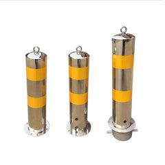 Stainless Steel Warning Post Customized Fixed Road Pile School Kindergarten Protective Stainless Steel Anti-collision Post