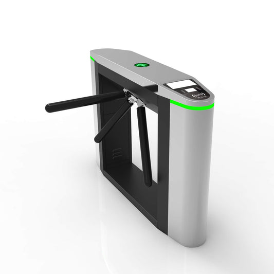 BSN-TR280 Luxury Auto Tripod Turnstile Stainless Steel Barrier Channel & QR RFID Recognition Safety Control