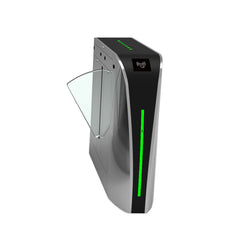 Bosiny F603S Auto Double-lane Flap Barrier Turnstile Security Entrance Access Control Steel 304 with QR Code
