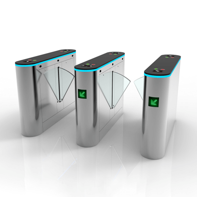 Bosiny F600 Customized Luxury Brushed Stainless Steel Wing/Swing Gate RFID Face Recognition