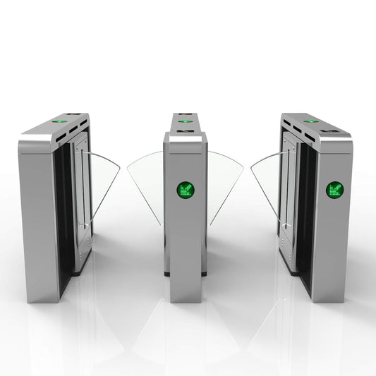 Bosiny F601 Customized Luxury Stainless Steel Gold Security Access Control RFID Reader Speed Gate Turnstile for Gym Office Building Airport