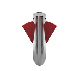 Bosiny F800 Stainless Steel Wing Gate Anti Tailgating Barrier 5 Pairs Infrared Sensor Access Control Flap Turnstile