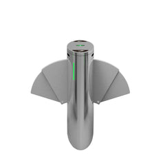 Bosiny F810 304 Stainless Steel Double-Layer PU Wing Gate Flap Barrier Turnstile Anti-Collision Flap Barrier Turnstile