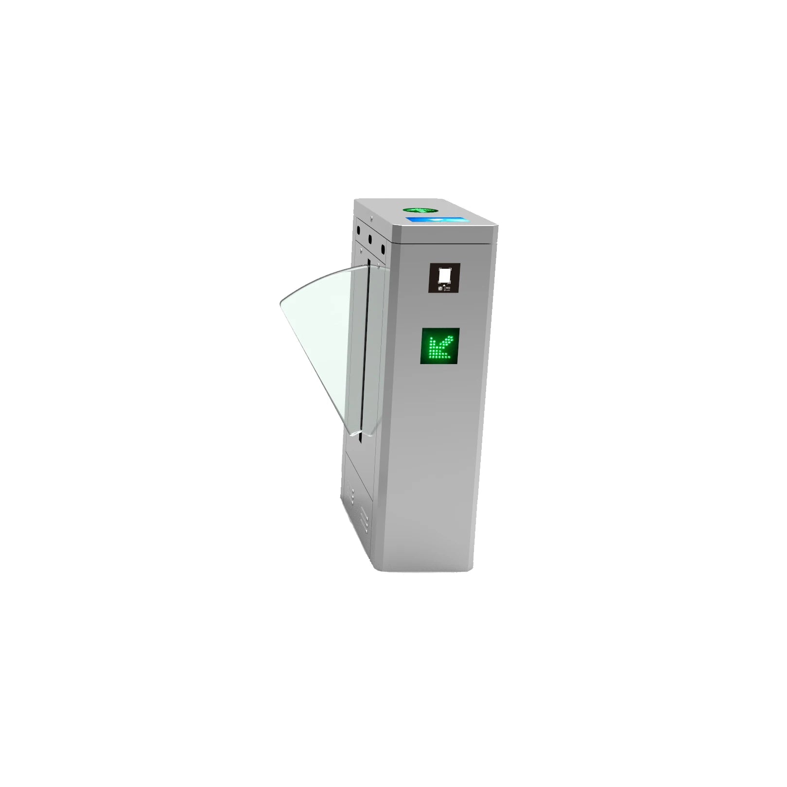 Customized Luxury Stainless Steel Gold Security Access Control RFID Reader Speed Gate Turnstile for Gym Office Building Airport