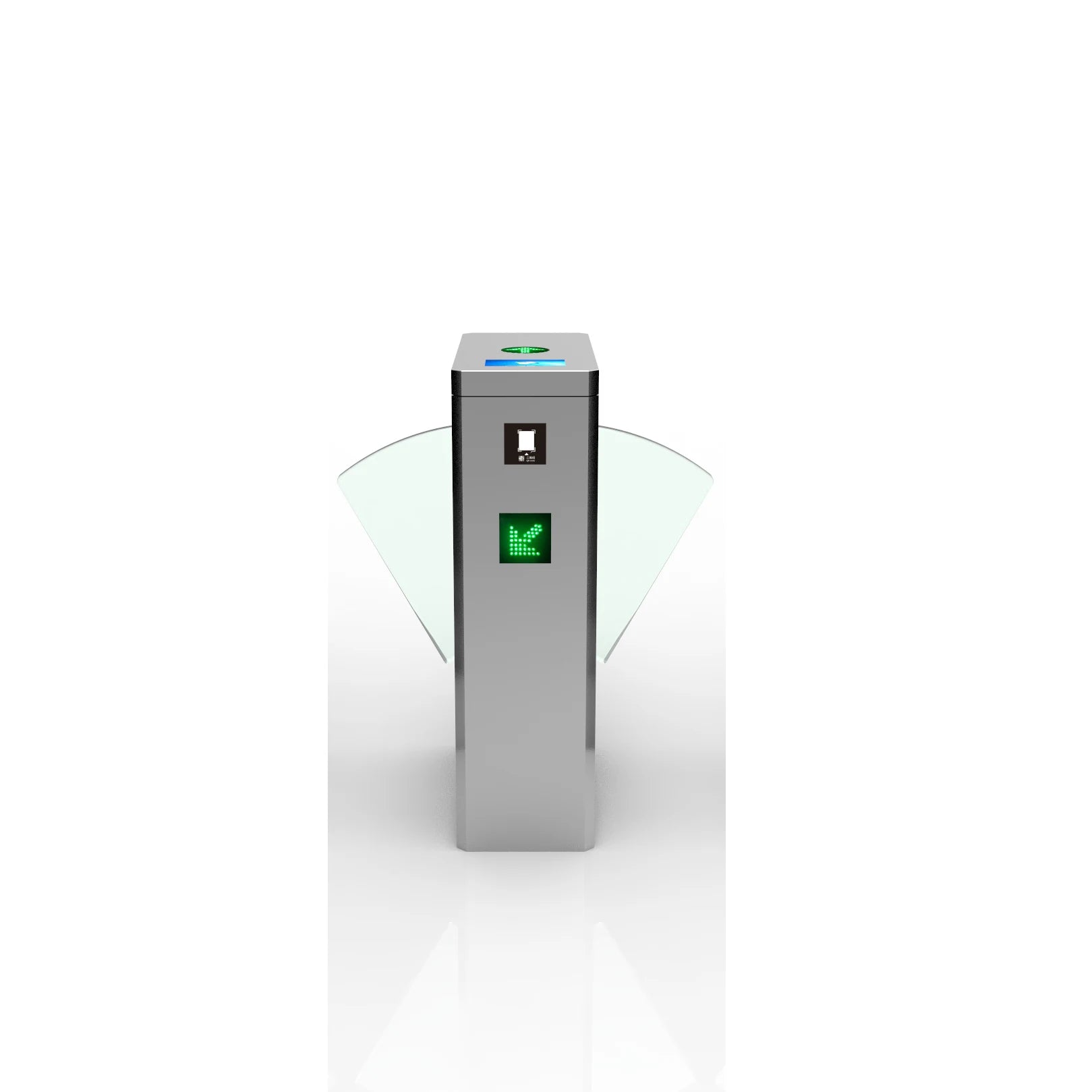 1027Customized Luxury Stainless Steel Gold Security Access Control RFID Reader Speed Gate Turnstile for Gym Office Building Airport