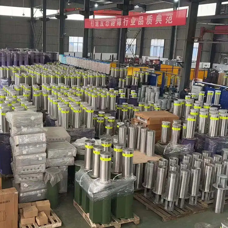 Hydraulic Rising Driveway Bollard Automatic Residential Car Anti Theft Post Canada Bollard Barrier