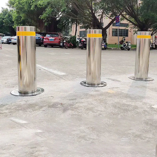 Fully Automatic Lifting Road Pile Electric Telescopic Roadblock Lifting Column Hydraulic Parking Bollard for Schools and Parks