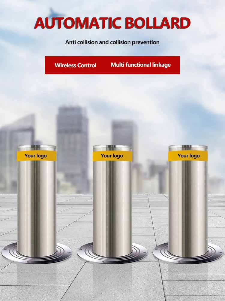 Premium Automatic Retractable Bollards for Effective Parking Lot Management Traffic Barrier for Efficient Parking Bollard System