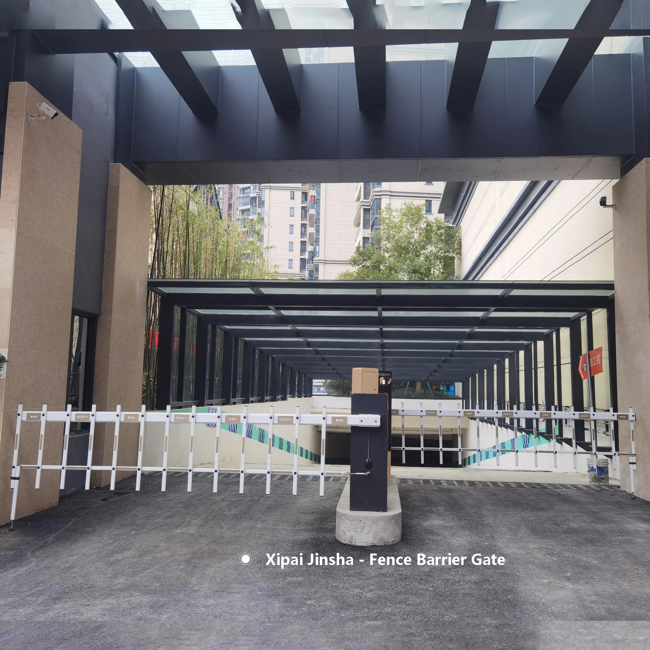 All-In-One New Generation License Plate Recognition Road Gate for Parking Lot Toll System Metal Traffic Barrier Lift Rod Fence