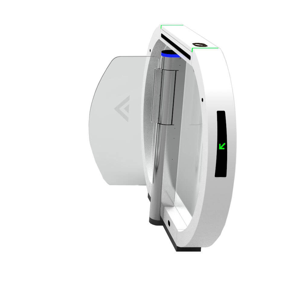 Bosiny S890 Personalized Spherical Ultra-thin 304 Stainless Steel Chassis Speed Gate Swing Acrylic Door Wing Brake Luxury Turnstile