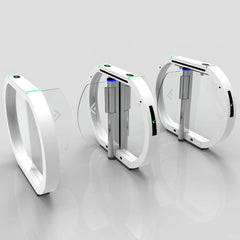 Bosiny S890 Personalized Spherical Ultra-thin 304 Stainless Steel Chassis Speed Gate Swing Acrylic Door Wing Brake Luxury Turnstile