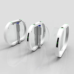 Bosiny S890 Personalized Spherical Ultra-thin 304 Stainless Steel Chassis Speed Gate Swing Acrylic Door Wing Brake Luxury Turnstile