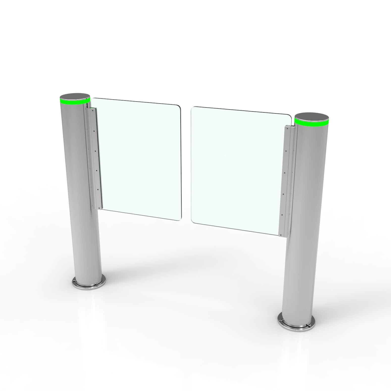 Bosiny SW880 Swing Gate Supermarket Imported Exported 304 Stainless Steel Double Door Barrier Gate CE