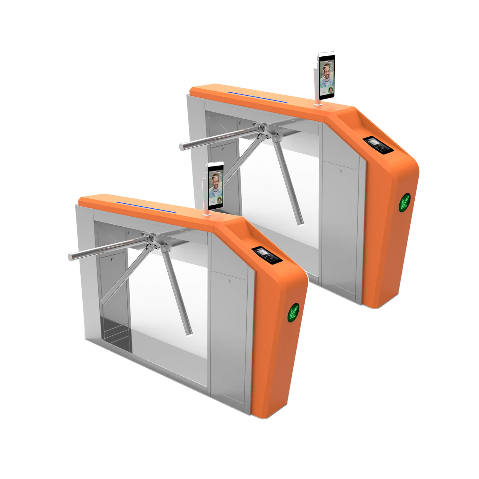 BSN-T4030 Tripod Turnstile with IC Facial Recognition and LCD Display Screen