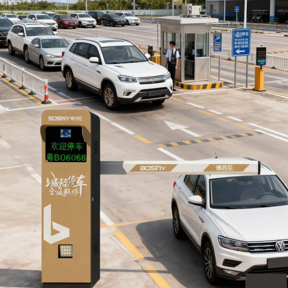 Stainless Steel IP67 Parking Lot Entrance Road Remote Access Arm Barrier Gate System Car Park Boom Gates
