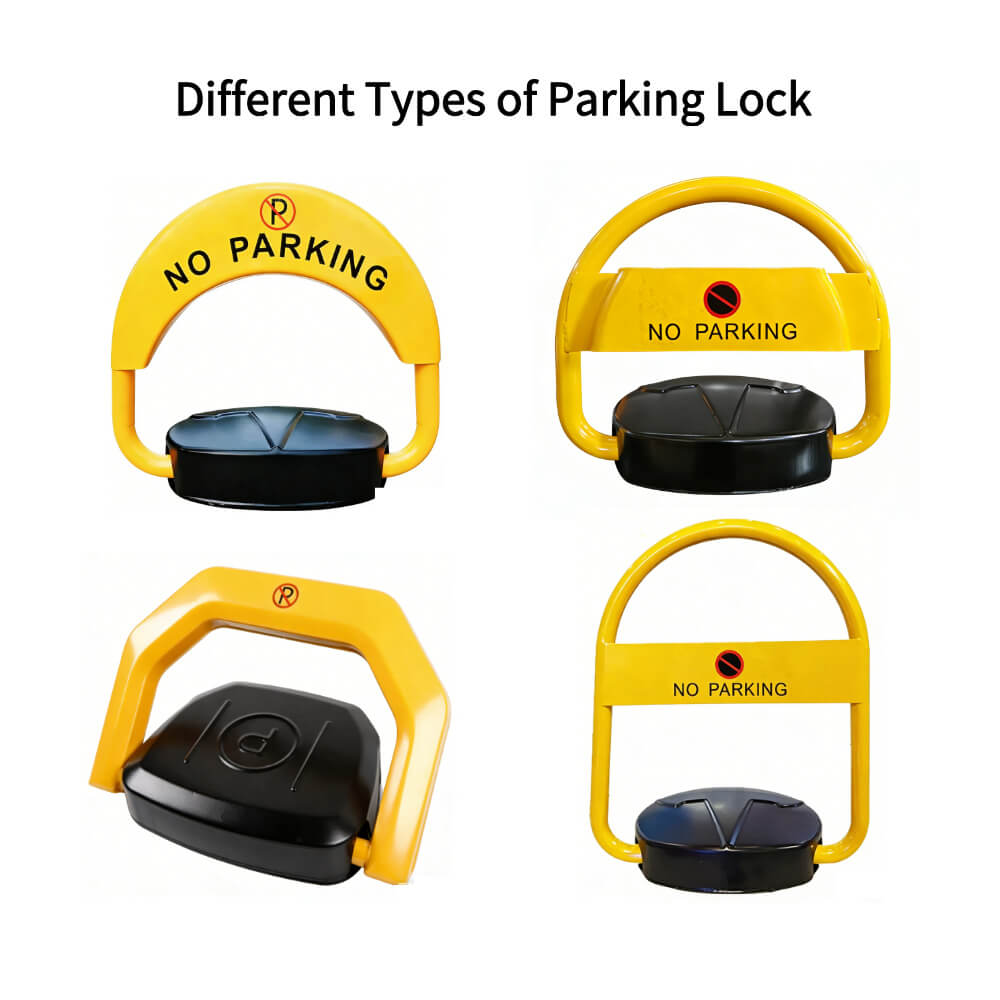 O Type Remote Control Solar Powered Parking Lock