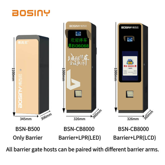 Automatic Parking Boom Barrier Gate Curved-Arm Smart Parking System for Factory Park Toll