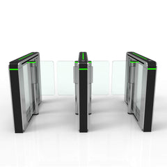 Bosiny S220 Black Painted Quick Pass Turnstile Stainless Steel Swing Barrier