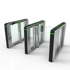 Bosiny S220 Black Painted Quick Pass Turnstile Stainless Steel Swing Barrier