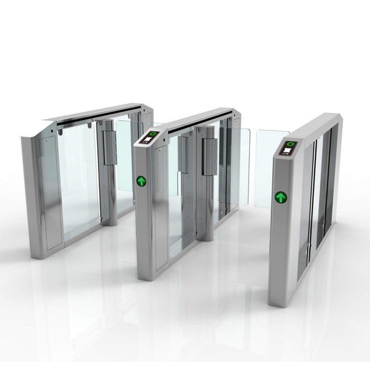 Bosiny S740 Speed Gate with RFID IC Card QR Code for Office Building Oblique Section