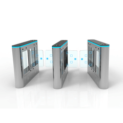 Bosiny SW600 Custom Channel Width 1000mm 304 Stainless Steel RFID Access Control Turnstile Automatic Small Swing Turnstile Barrier Gate