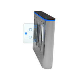 Bosiny SW600 Custom Channel Width 1000mm 304 Stainless Steel RFID Access Control Turnstile Automatic Small Swing Turnstile Barrier Gate